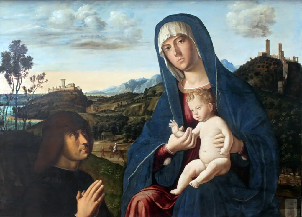Mary with Child and founder