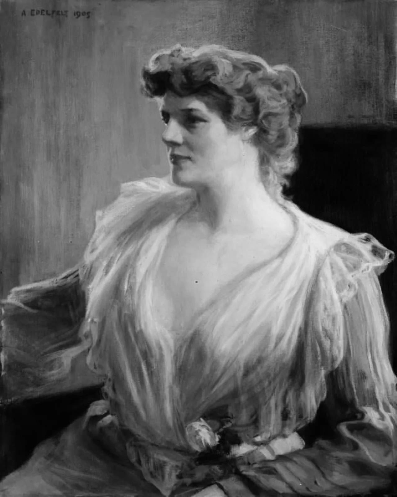 Portrait of Madame Suzanne Potre, by Unknown, unspecified, 1905