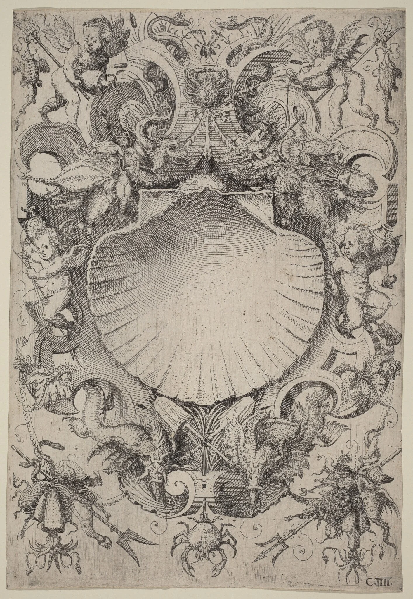 Water, by Jost Amman, ink, 1568