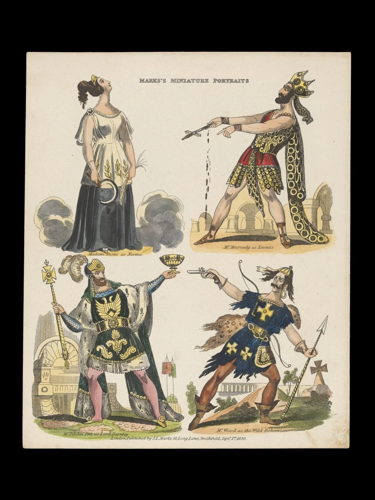 H Beard Print Collection, by J. L. Marks, 1
