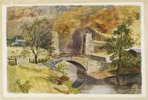 Bridge to Cox's Farm, Ashopton