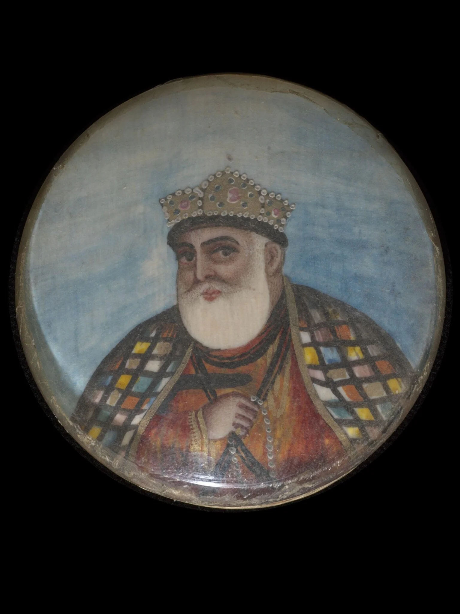 Guru Nanak, by Unknown, paint, 1850