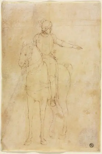 Armored Figure on Horseback