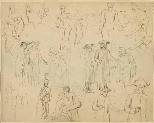 Roger de Coverley and the Gypsies [verso]