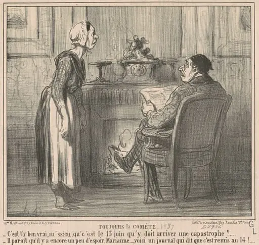 Toujours la comète