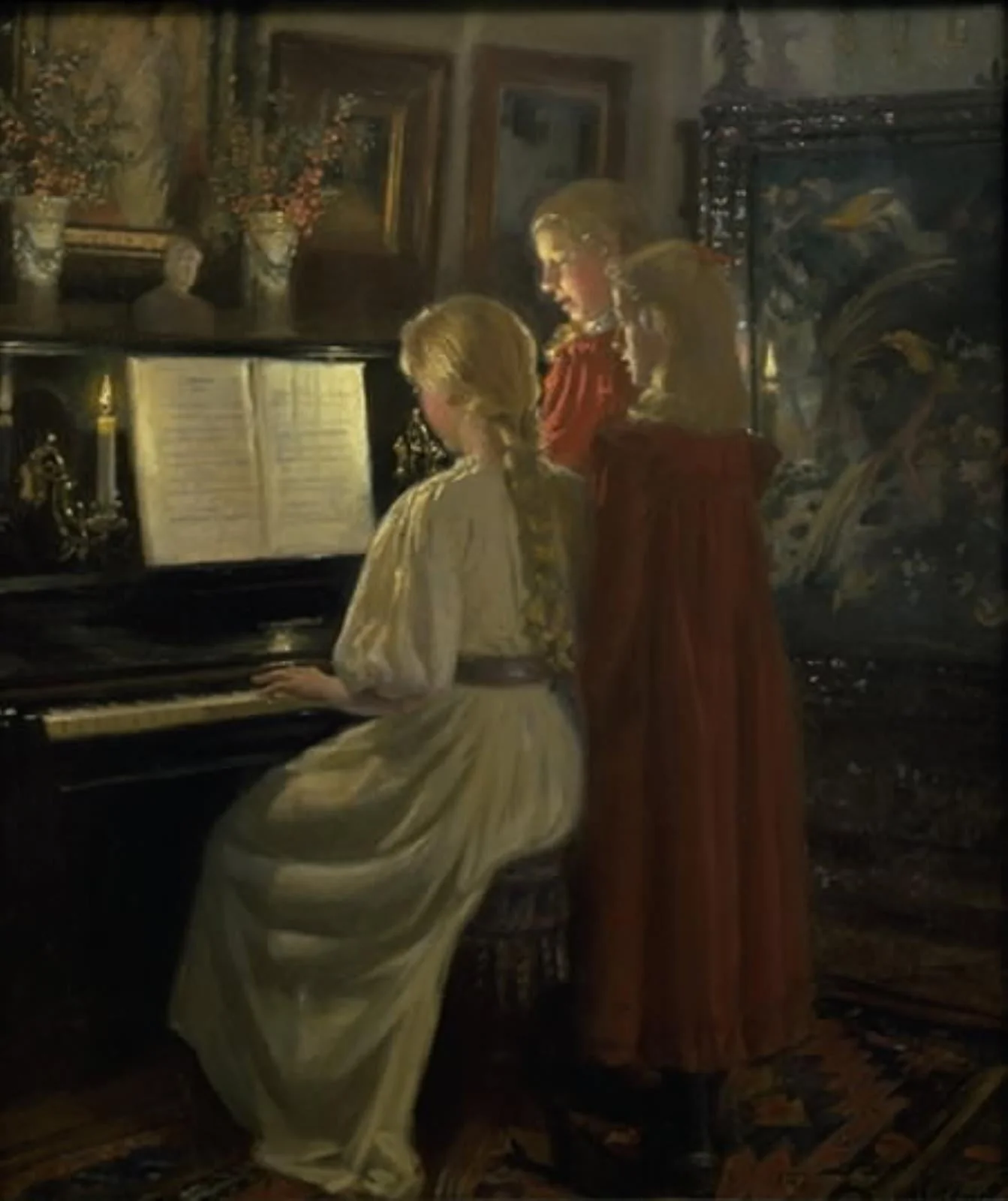 Children Singing, by Unknown, 1899