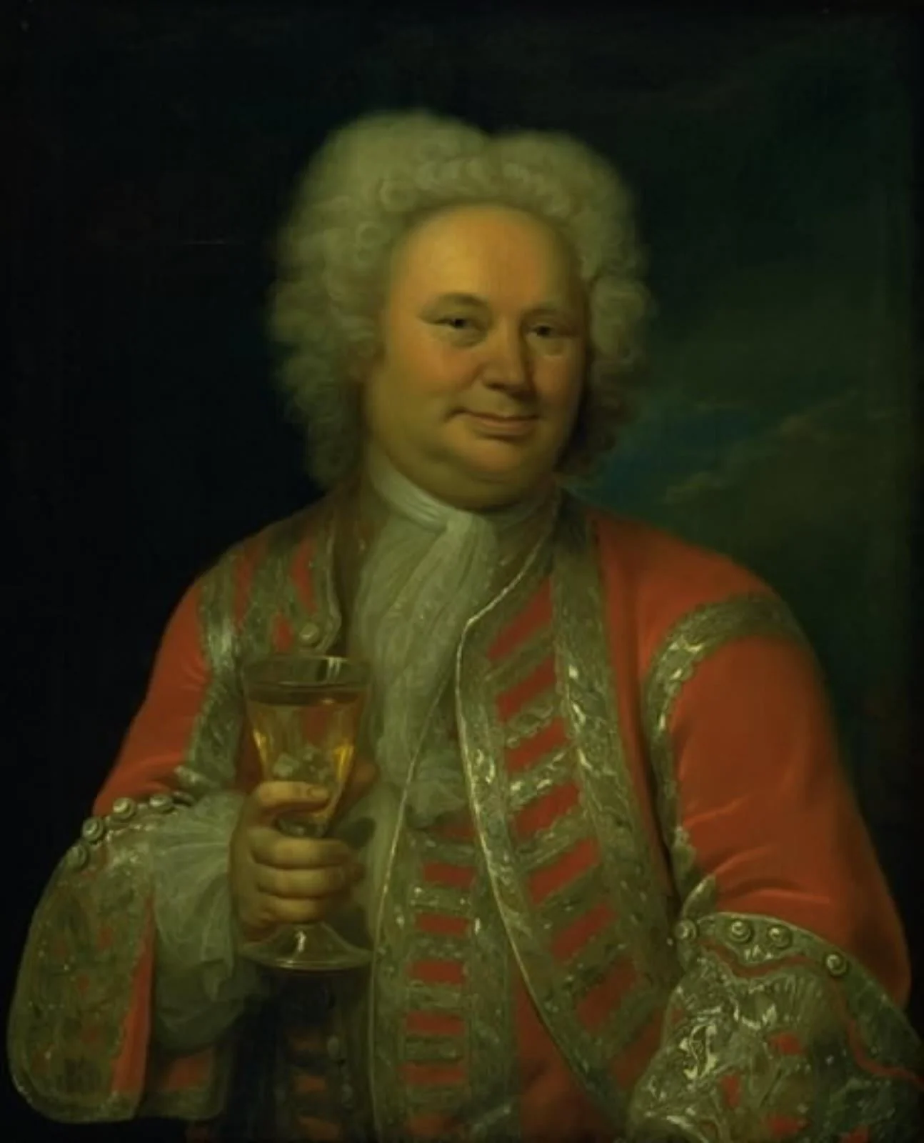 The Court Jester Otto Kyhl, by Unknown, 1727