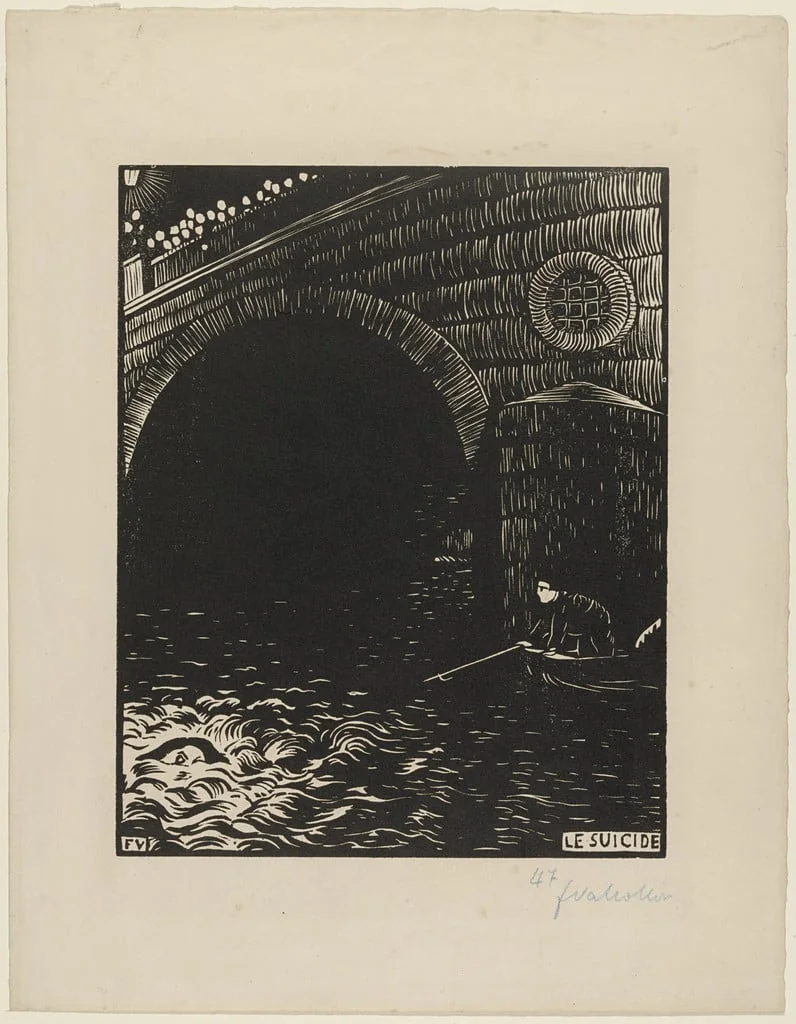 Untitled, by Félix Vallotton, ink, 1894