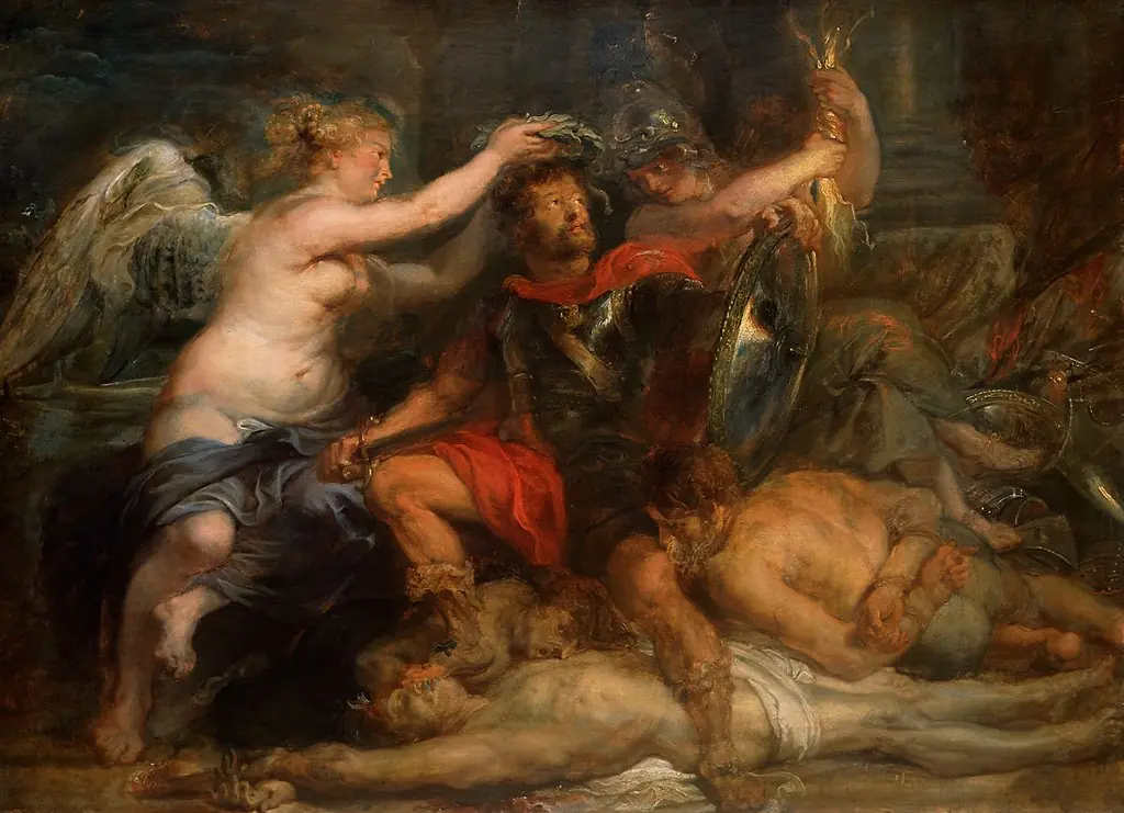 Victory crowns the Hero