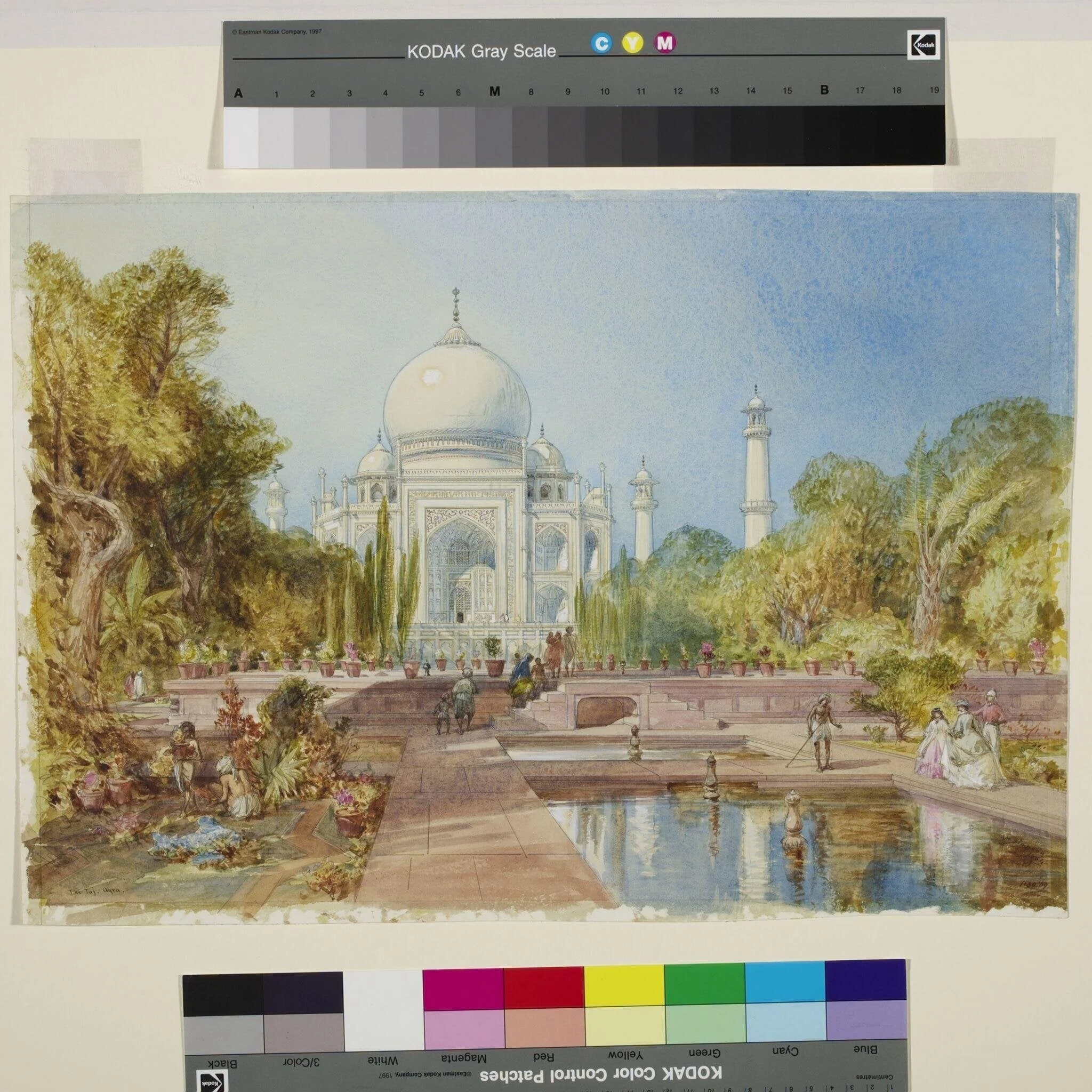 Taj Mahal Viewed from the Garden