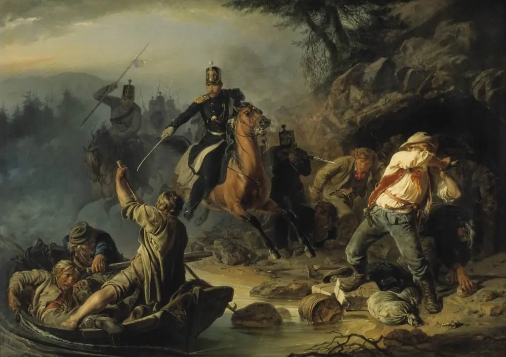 Skirmish with finnish smugglers