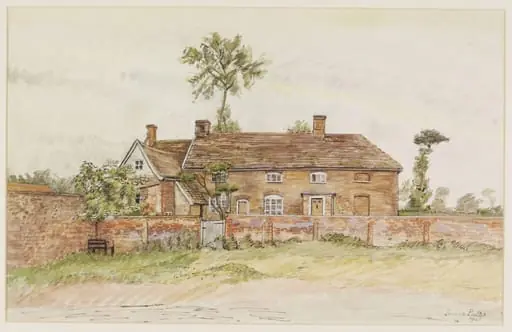 Church Farm (from the Churchyard) Sudbourne