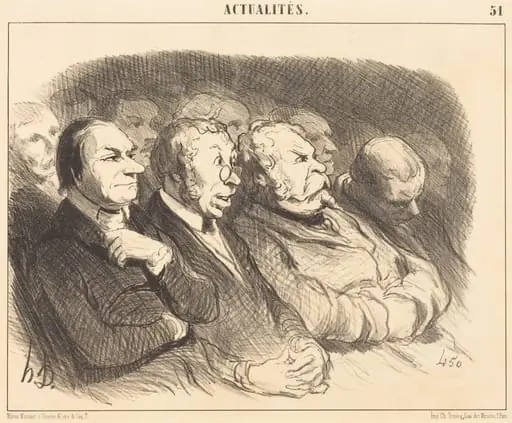 Physionomies de spectateurs de la Porte St.-Martin...