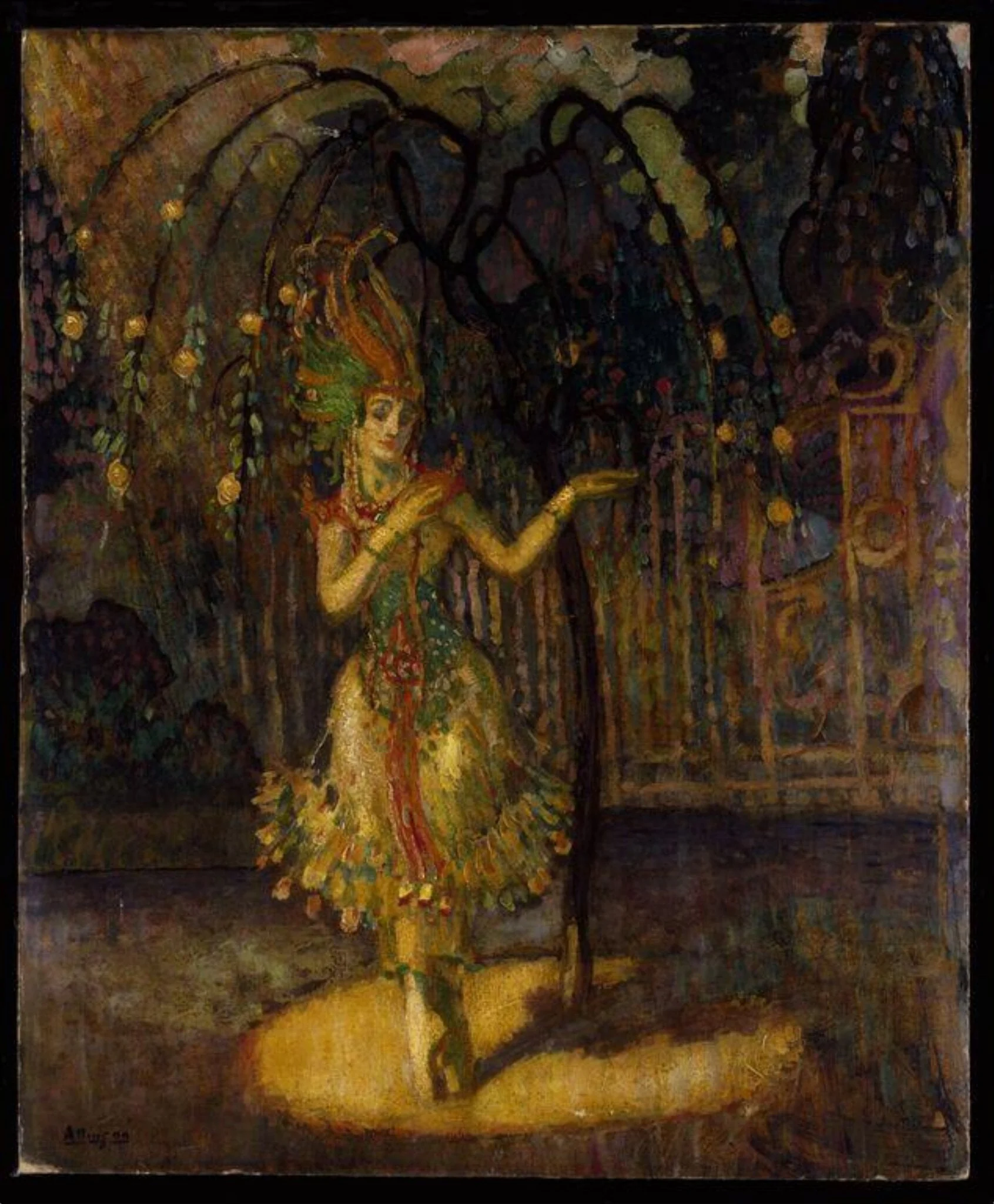 Tamara Karsavina as the Firebird in Mikhail Fokine's ballet 'L'Oiseau de feu'