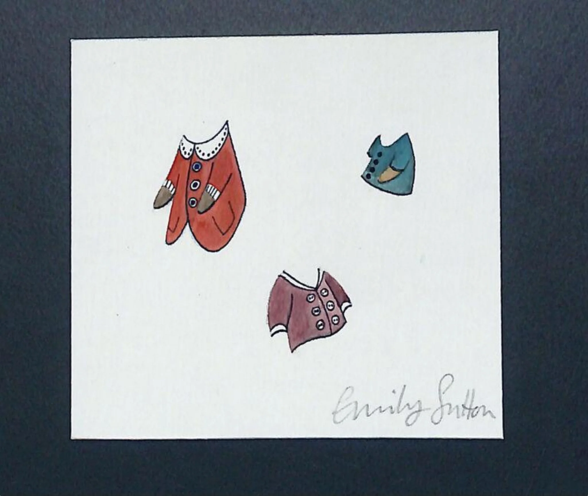Three jackets, by Emily Sutton, 2011