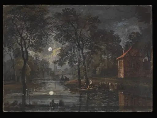 Moonlight on a river