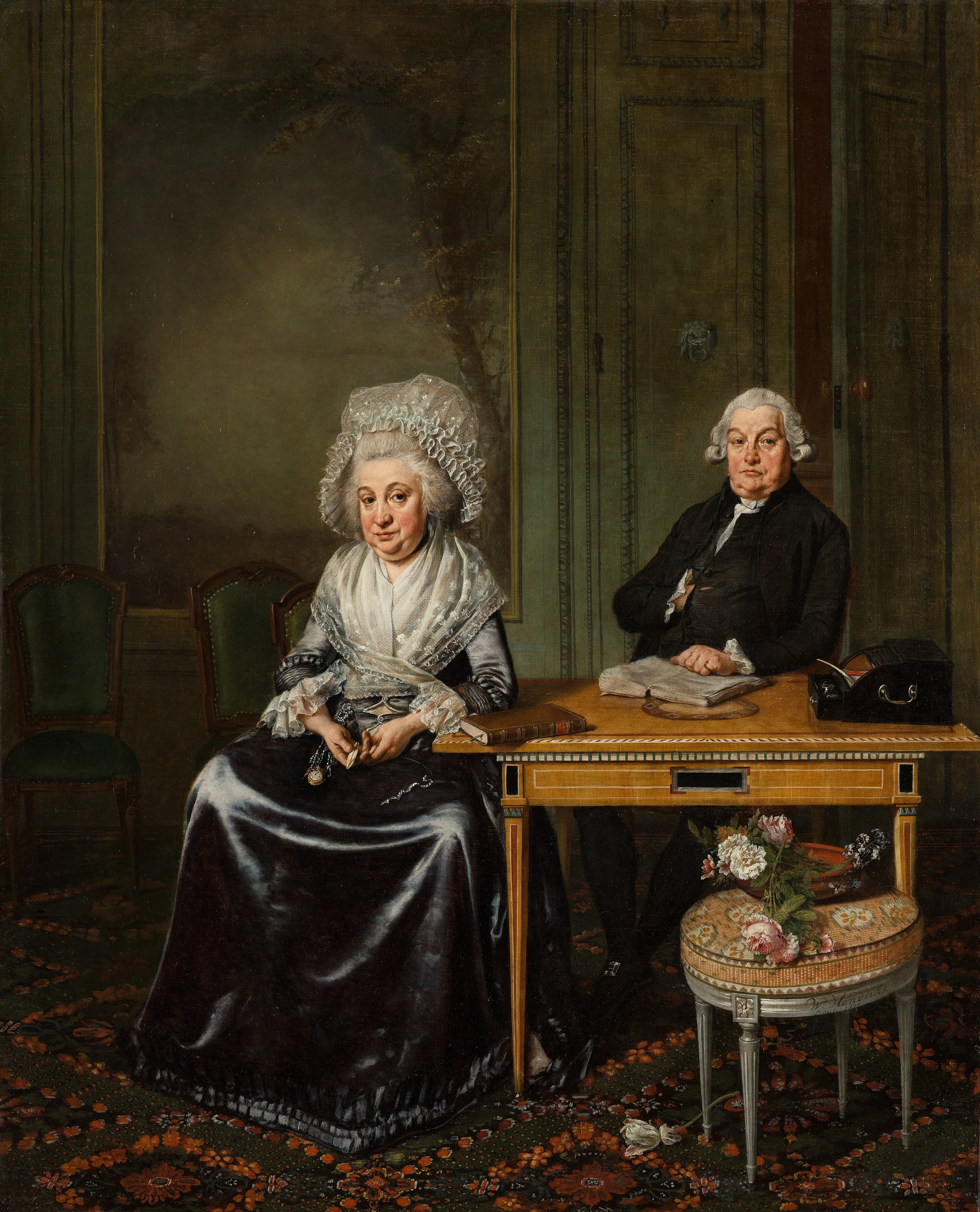Portrait of Jacob Feitama (1726-1797) and his Wife, Elisabeth de Haan (1735-1800)