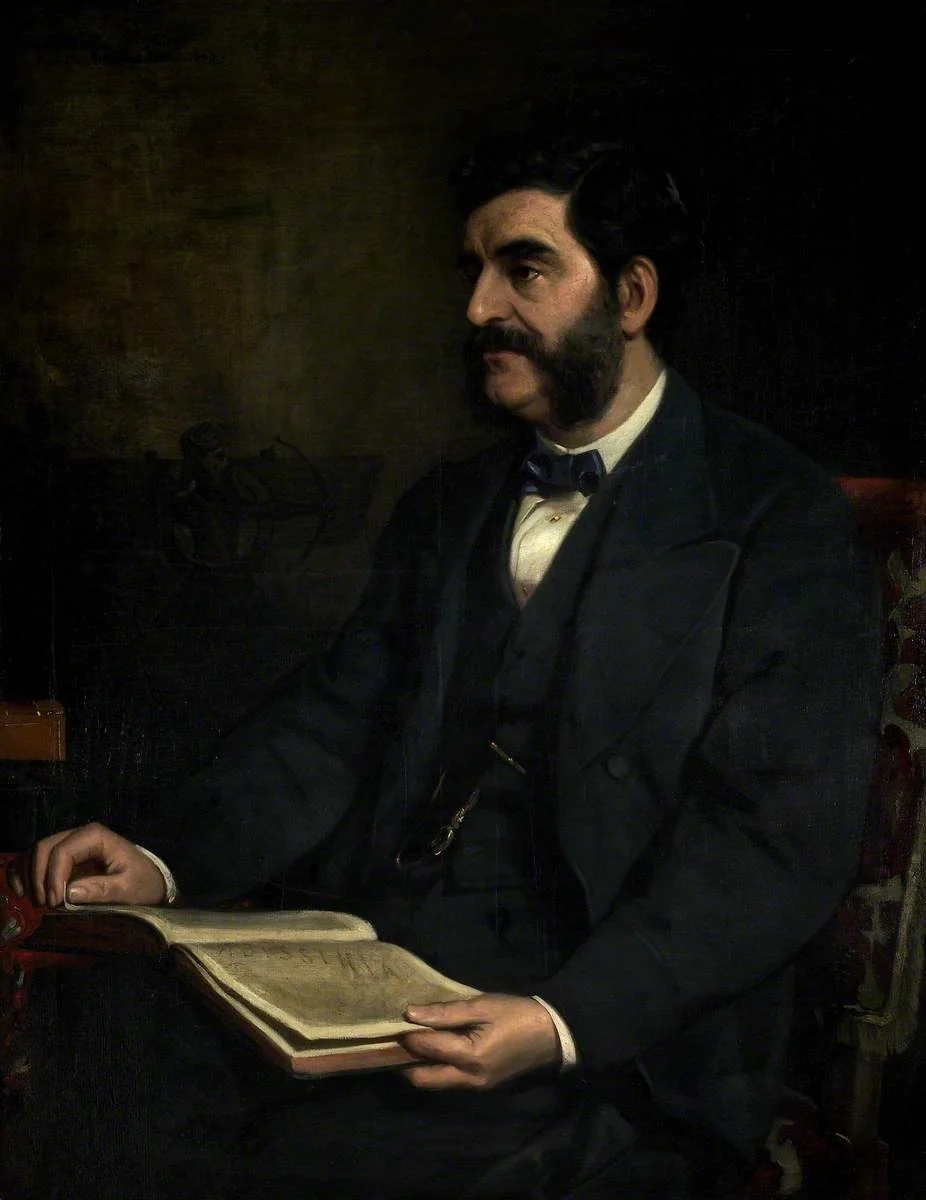 Hormuzd Rassam (1826–1910), by Arthur Ackland Hunt, oil, 1869