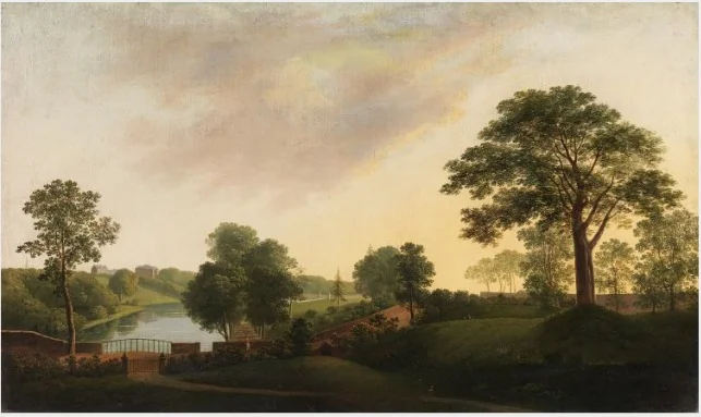 Pleasure Grounds, Ballinrobe, by James Arthur O'Connor, oil, 1818