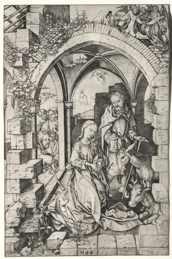 The Nativity, by Martin Schongauer, 1472