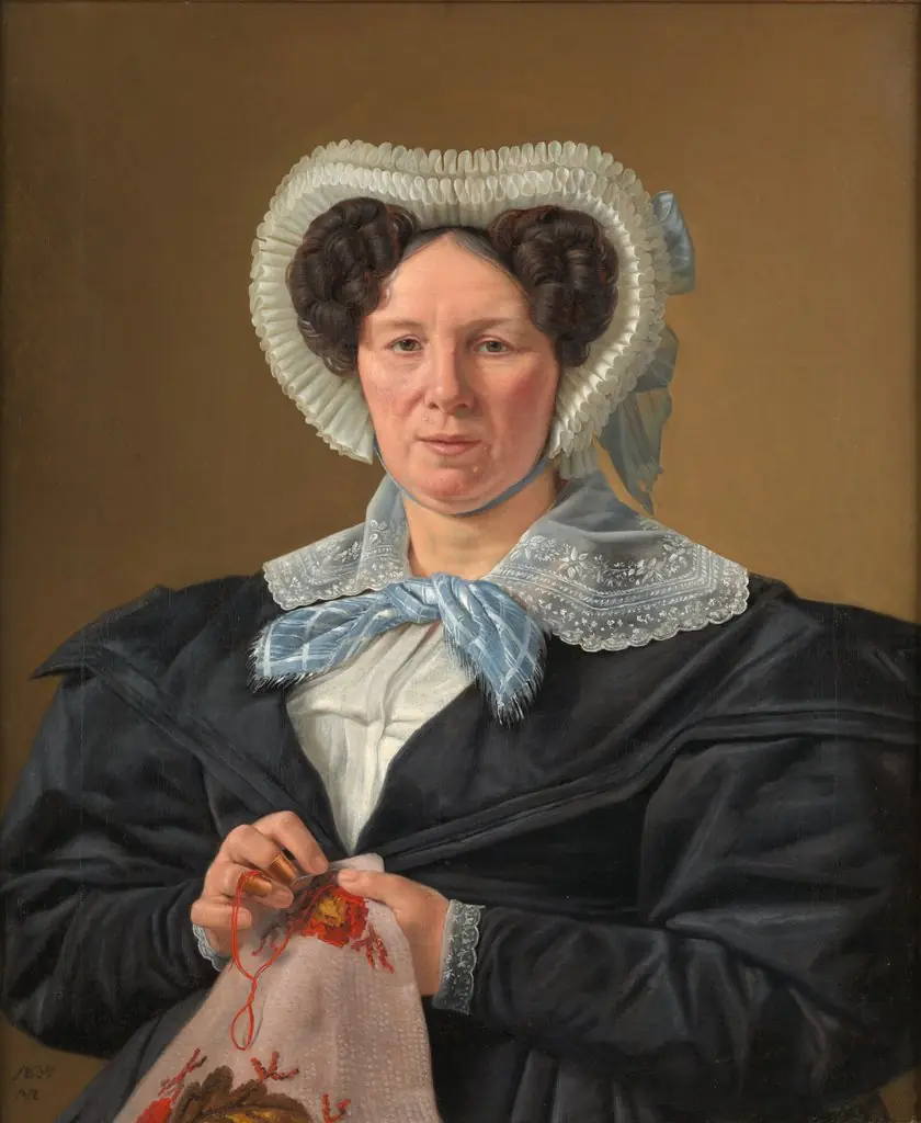 The Artist's Mother, Frederikke Eleonore Cathrine Rørbye, née Stockfleth