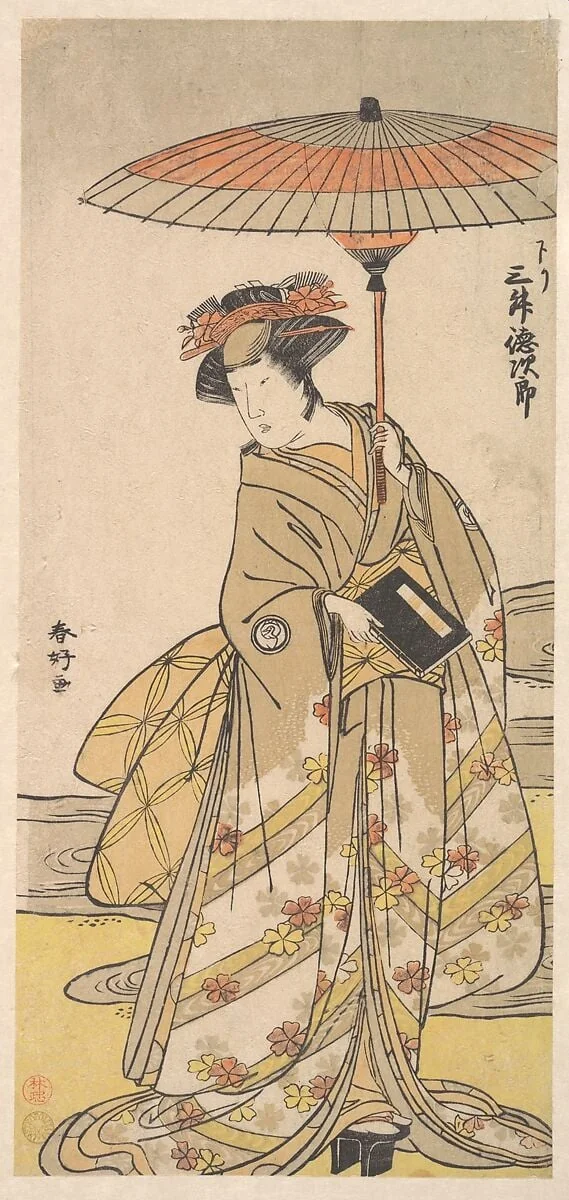 Untitled, by Katsukawa Shunkō, ink, 1780