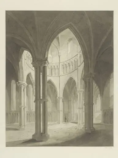 Interior of the Temple Church
