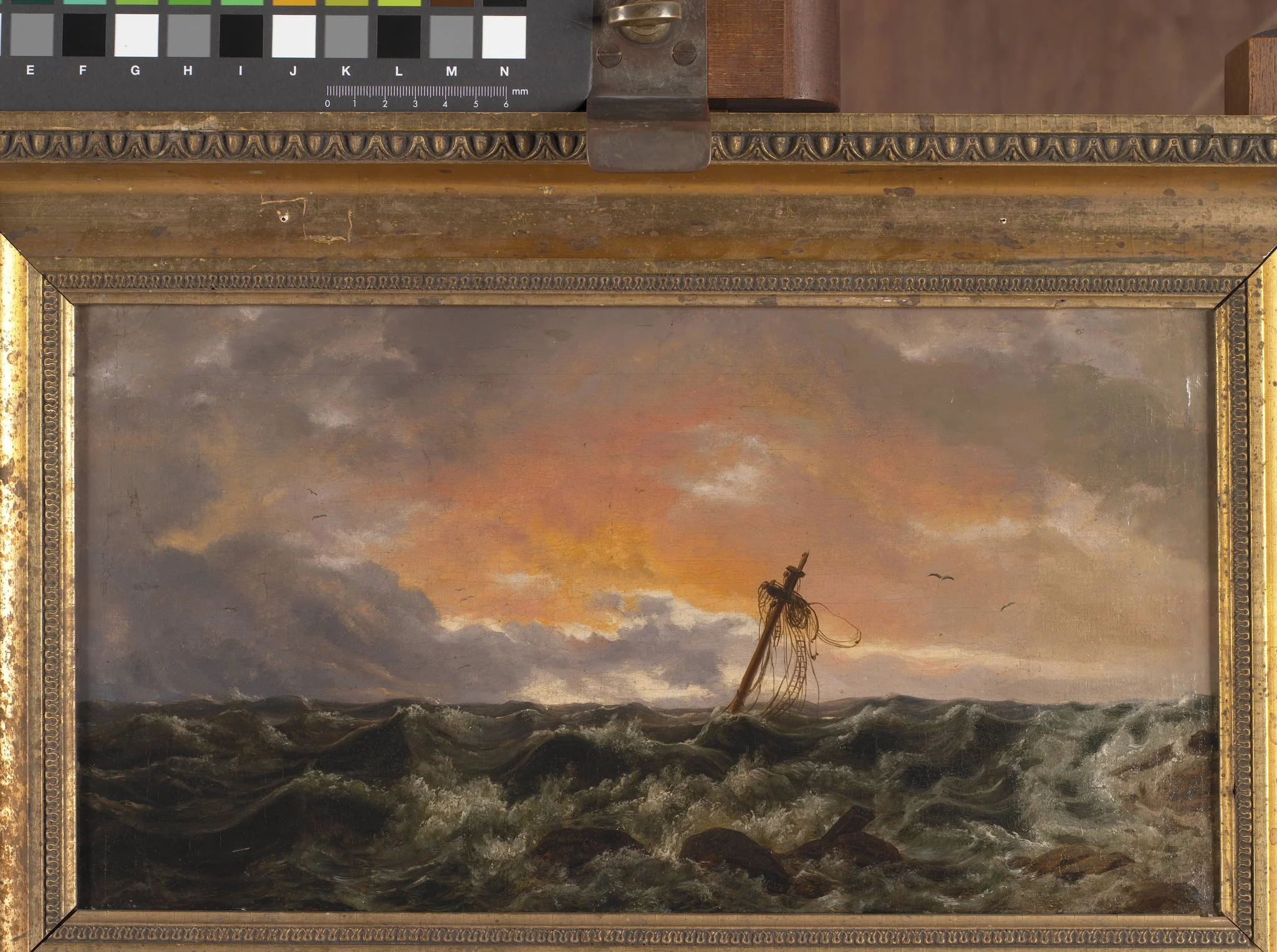 Seascape with a Wreck, by Unknown, 1831