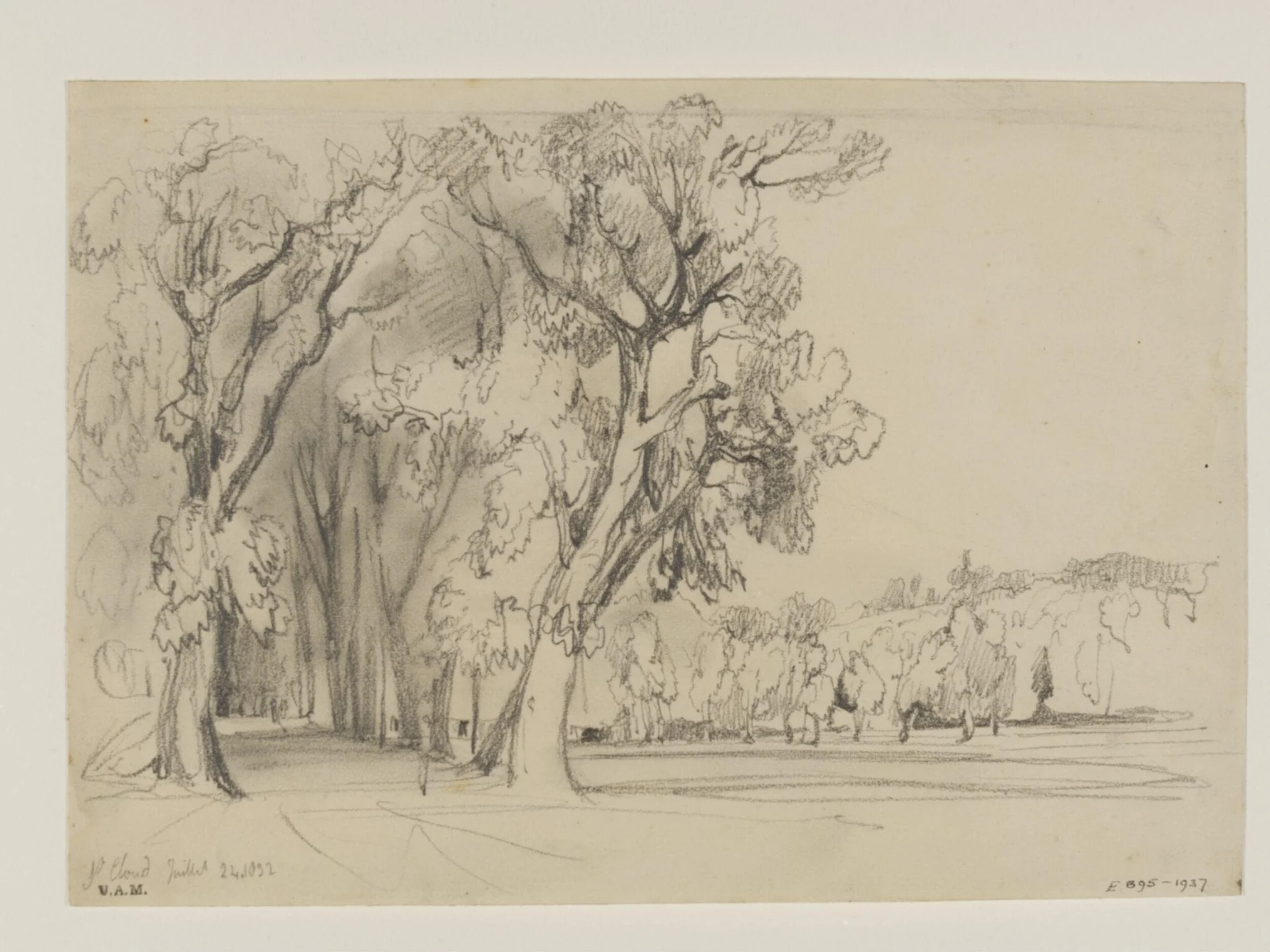 Drawing of St. Cloud, by William Callow, 16