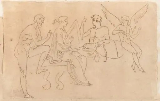 Gods and a Goddess in Conversation
