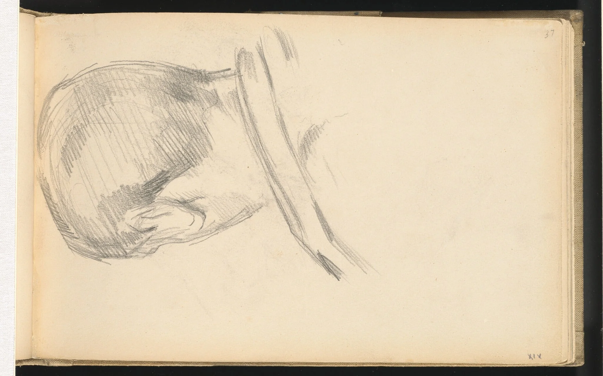 Head of a Boy Seen from Behind