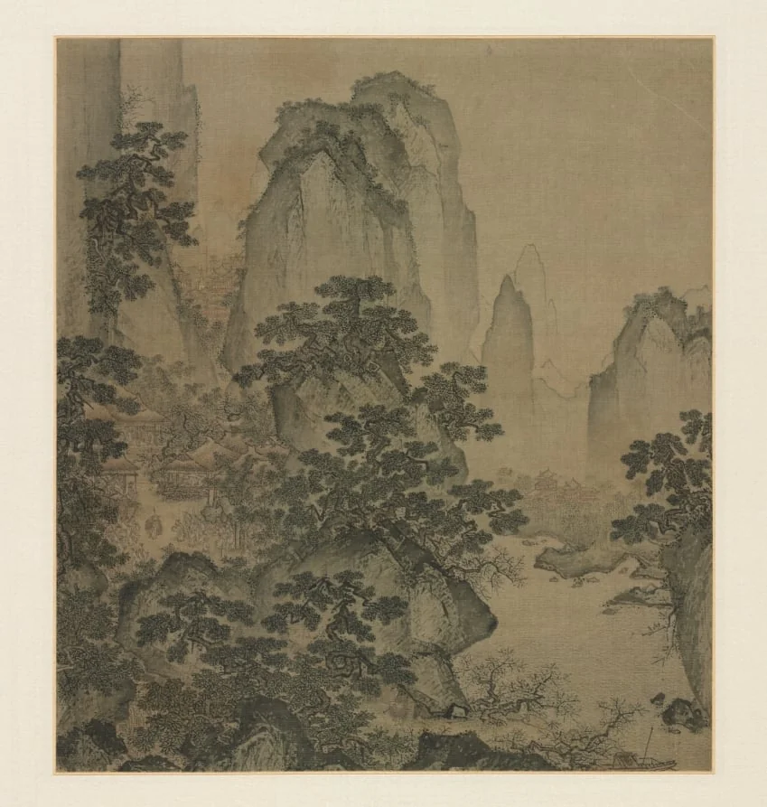 The Haven of the Peach-Blossom Spring, by Shi Rui, unspecified, 1404