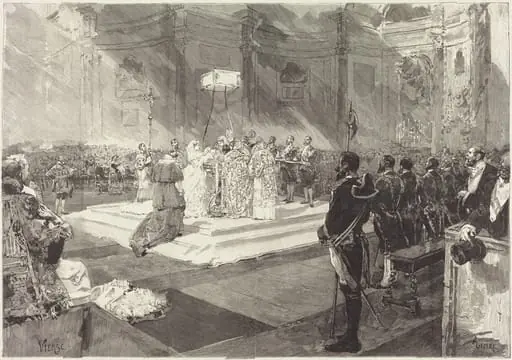 Baptême royal à la Cour d'Espagne