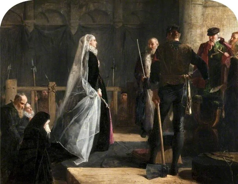 Execution of Mary, Queen of Scots, by Robert Herdman, oil, 1867
