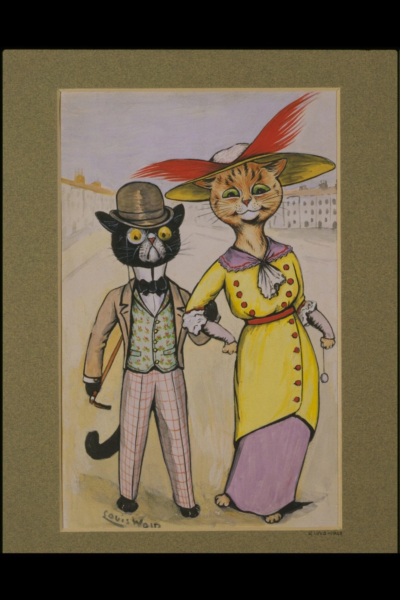Untitled, by Louis Wain, 1913