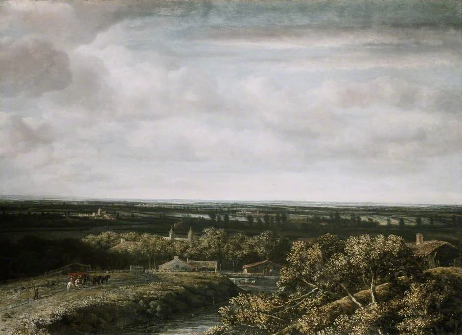 A View over flat Country, by Philips Koninck, oil, 1657