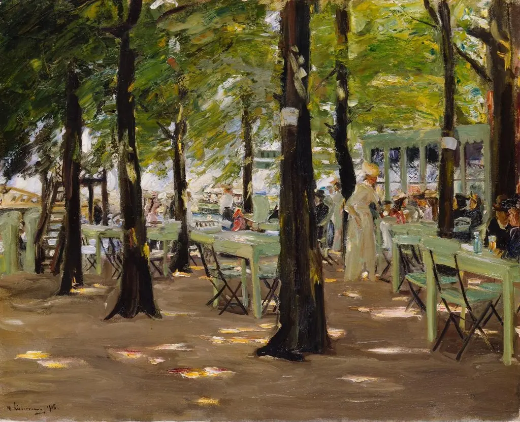 Biergarten «De Oude Vink» bei Leiden