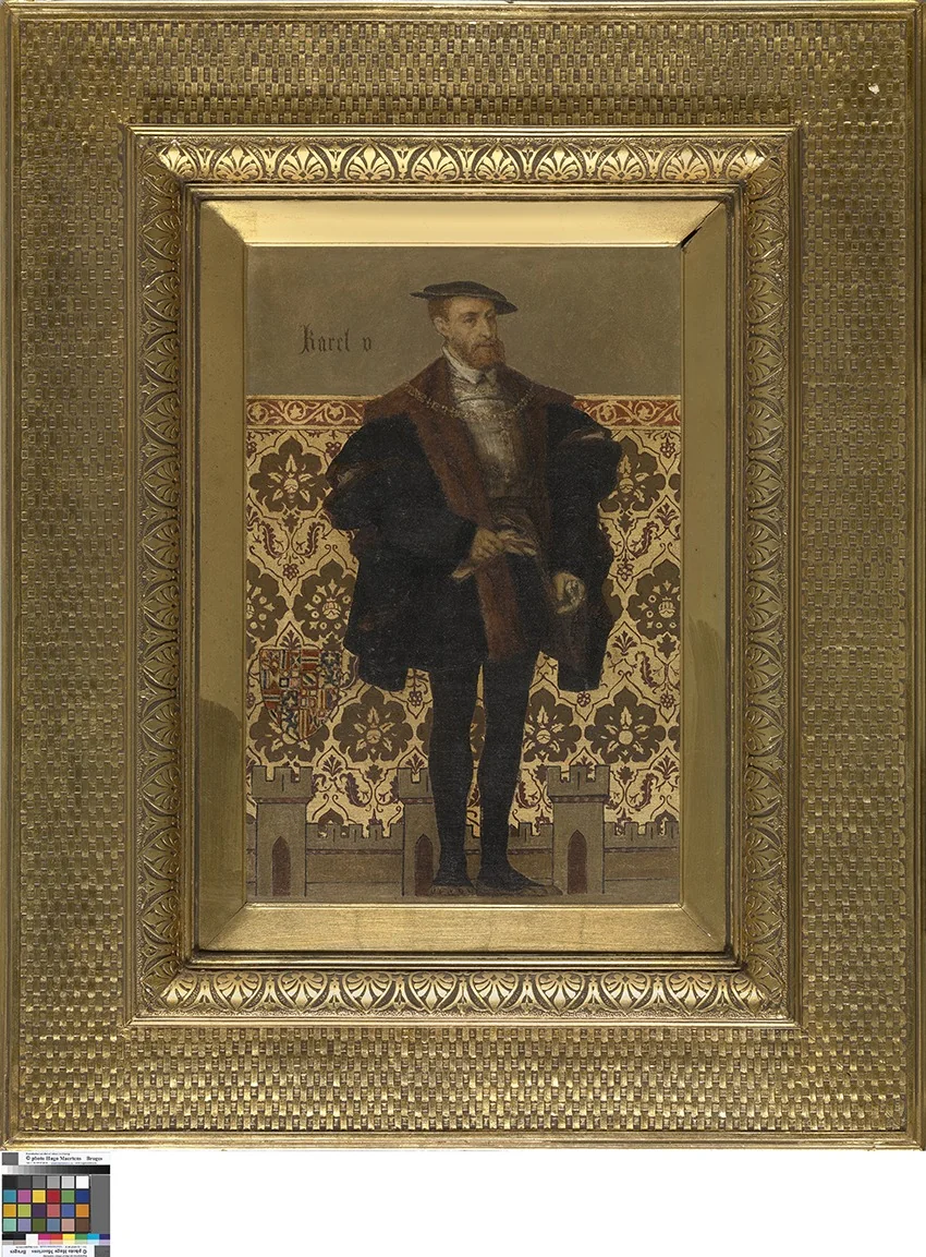 Charles V, by Albrecht De Vriendt, oil, 1843