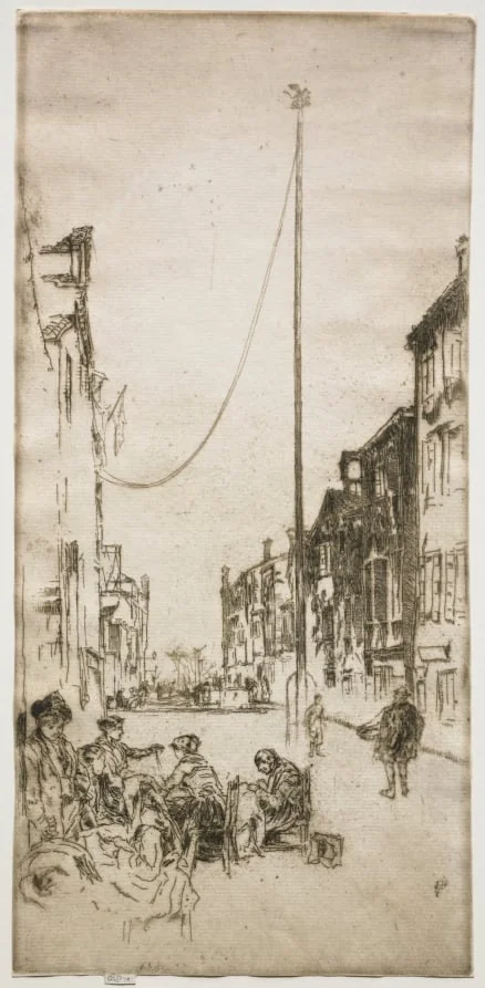 The Mast, by James McNeill Whistler, 1880