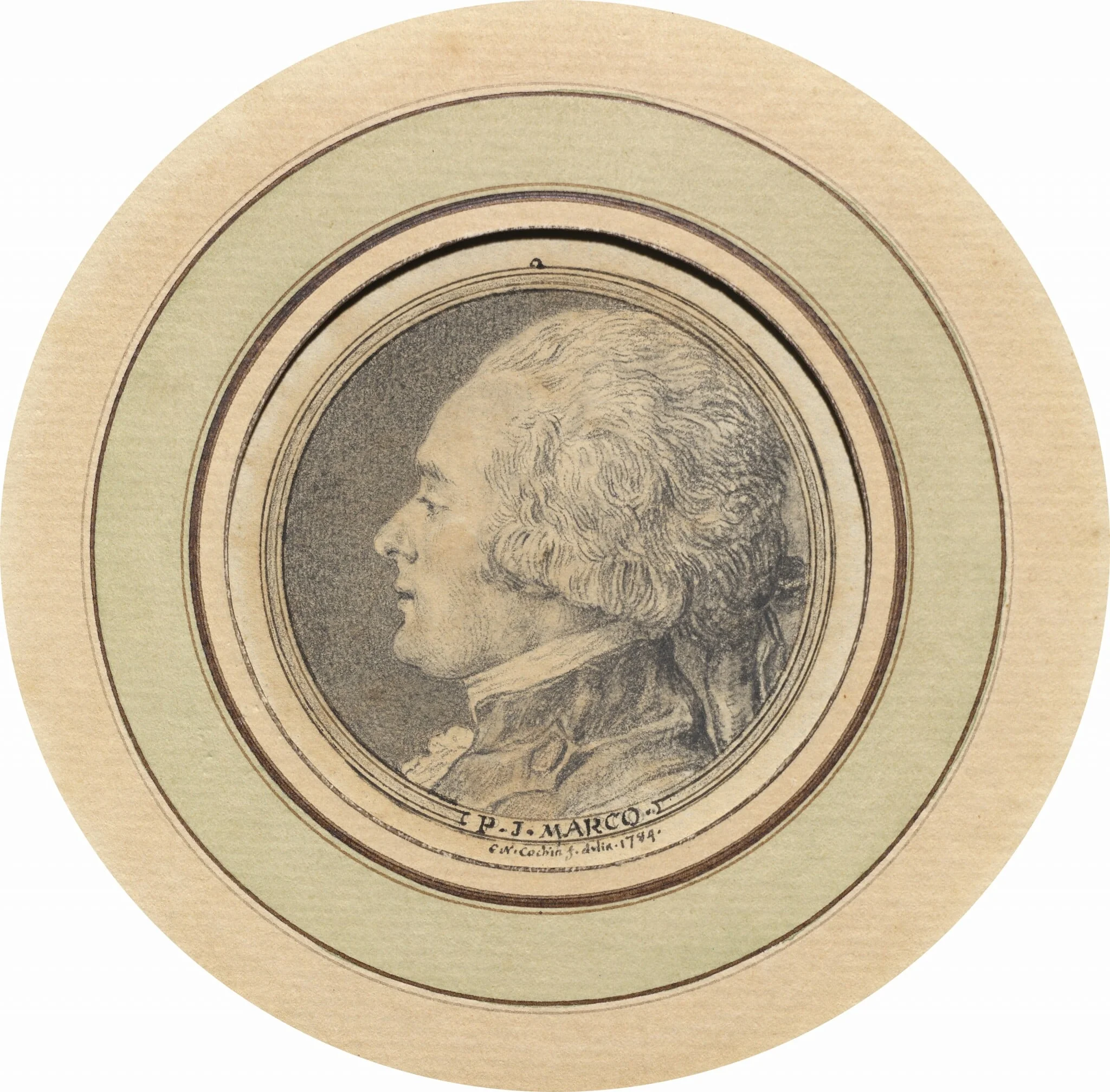 P.J. Marco, by Charles-Nicolas Cochin II, chalk, 1784
