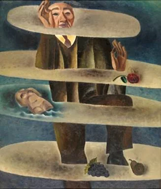 The Man in the Clouds, by Frits Van den Berghe, oil, 1927