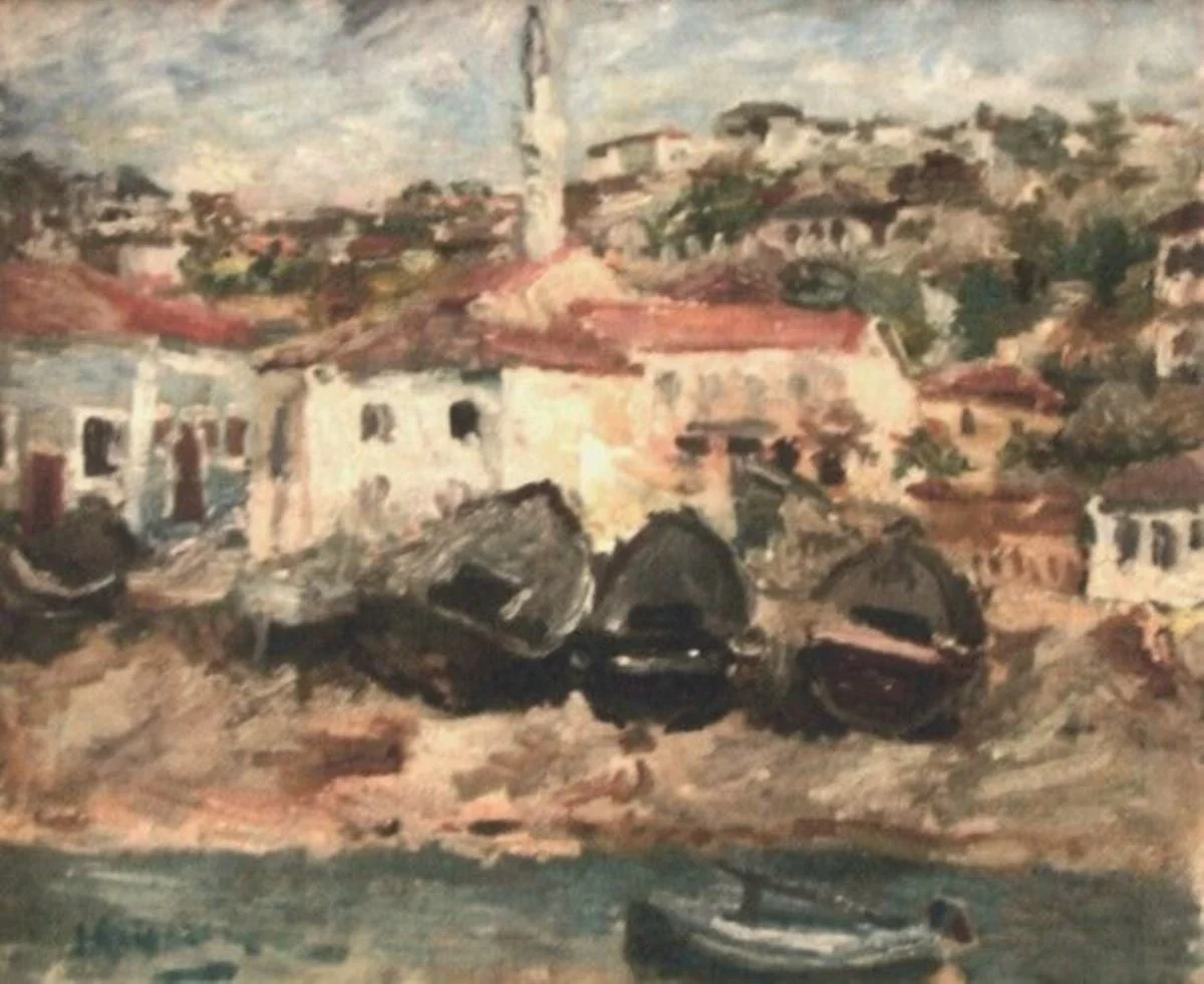 Peisaj dobrogean, by Lucian Grigorescu, unspecified, 1935