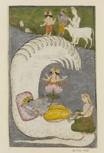 Vishnu and Lakshmi