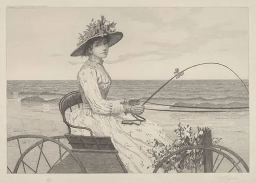 Untitled (Woman in a Carriage)