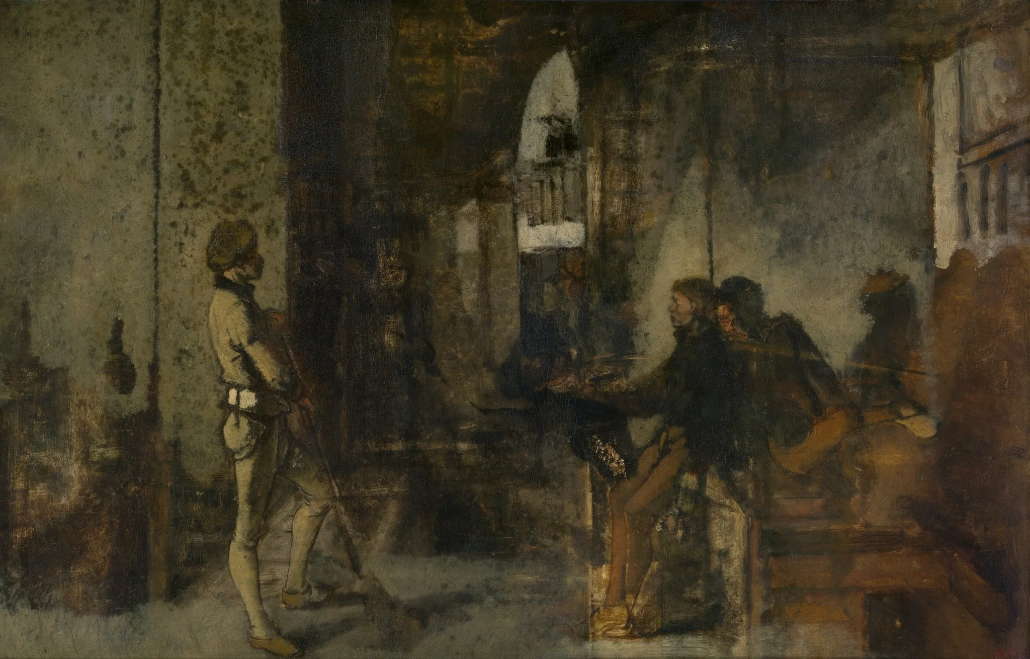 The Guard, by Jan August Hendrik Leys, oil, 1852