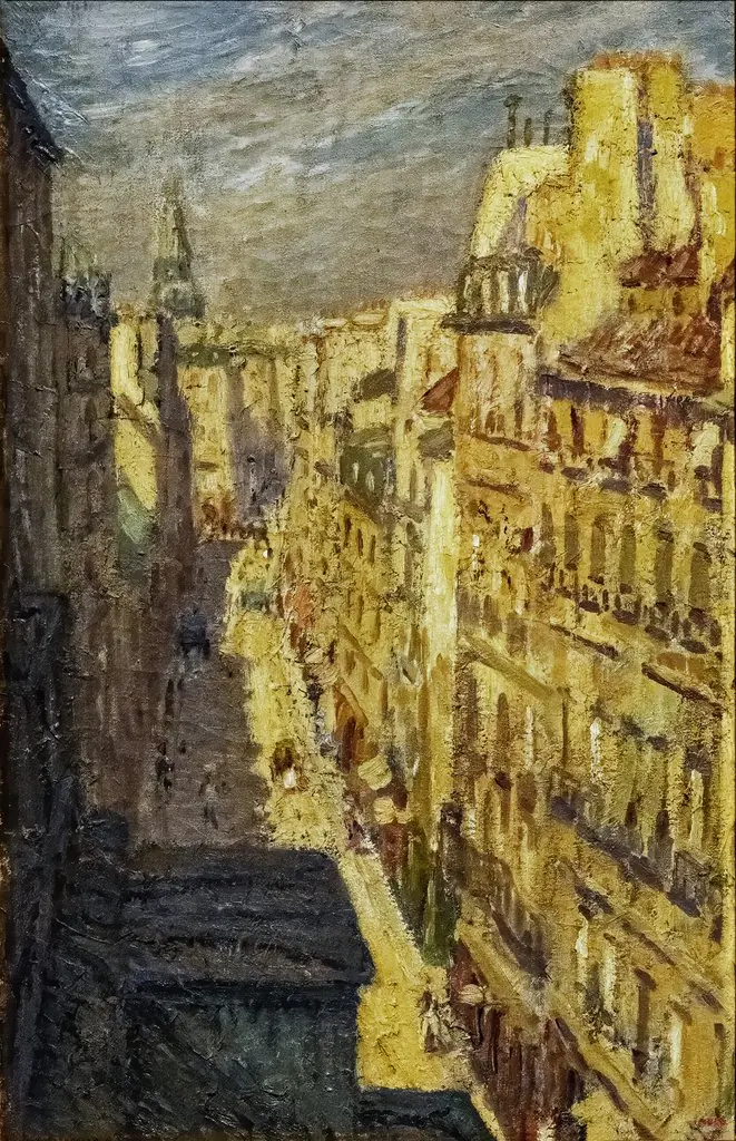 A Paris Street (Winter Sunshine)