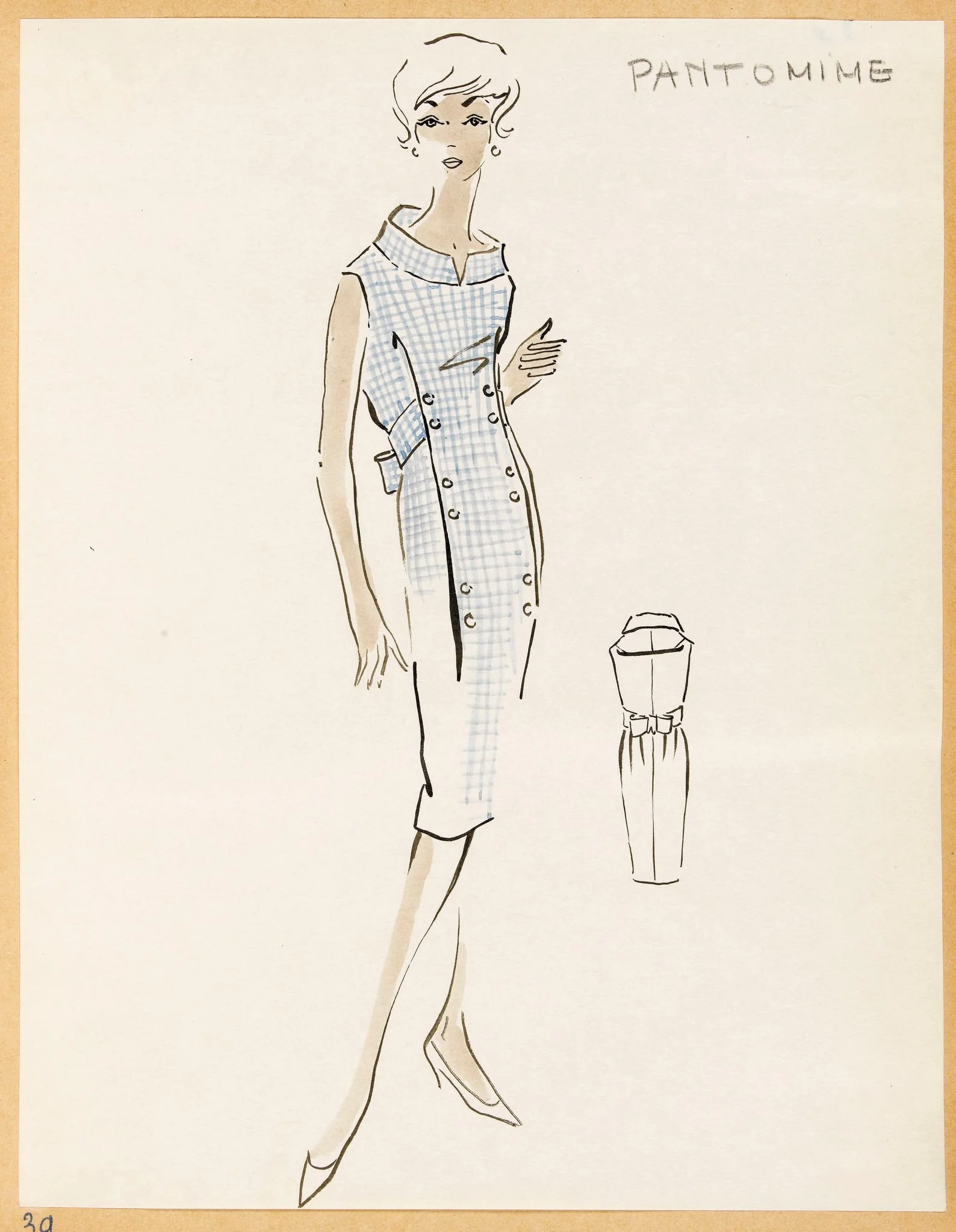 Pantomime, by Marie-Louise Carven, 1957