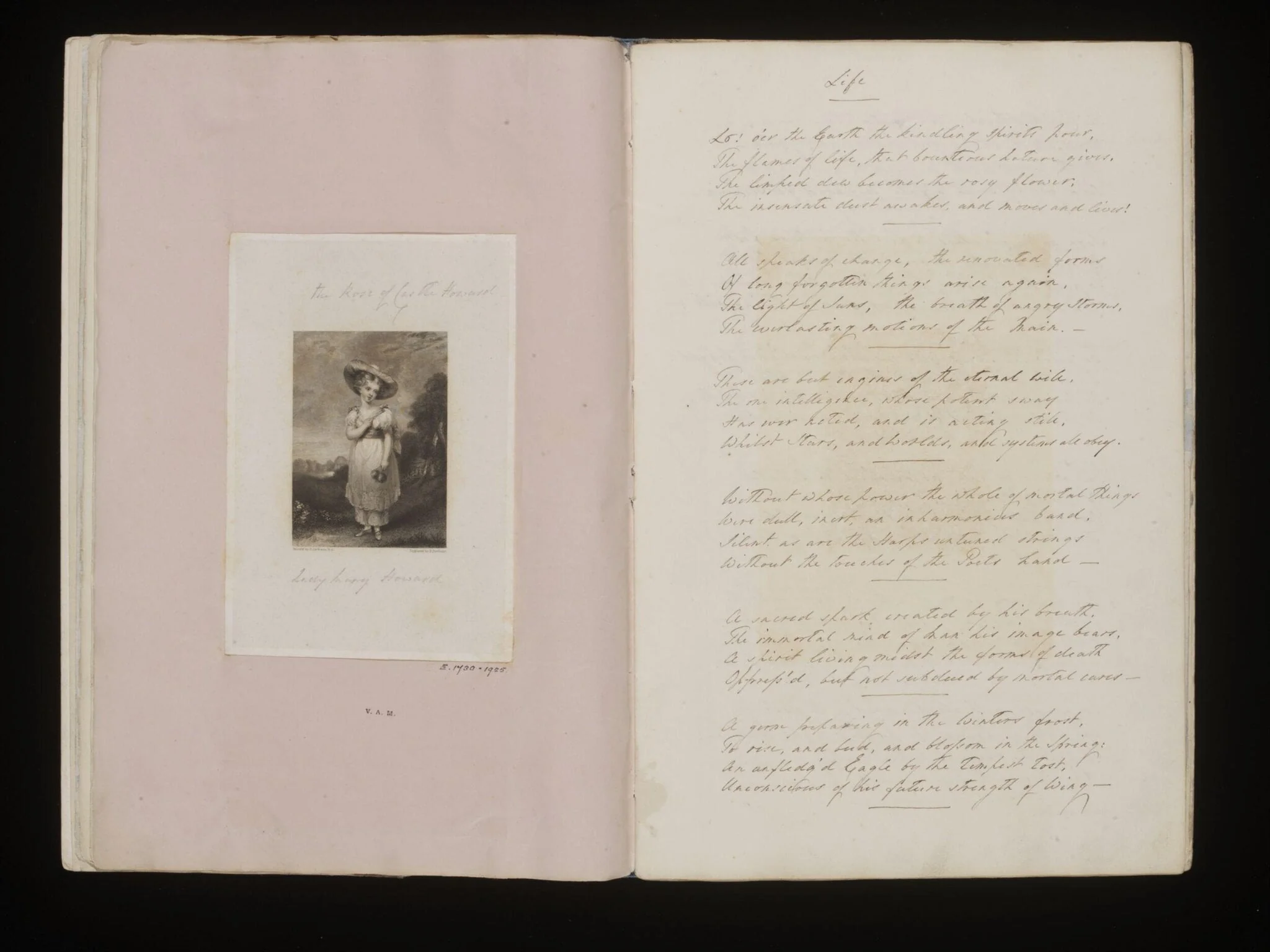 Sutherland Album, by Elizabeth Sutherland, 1812