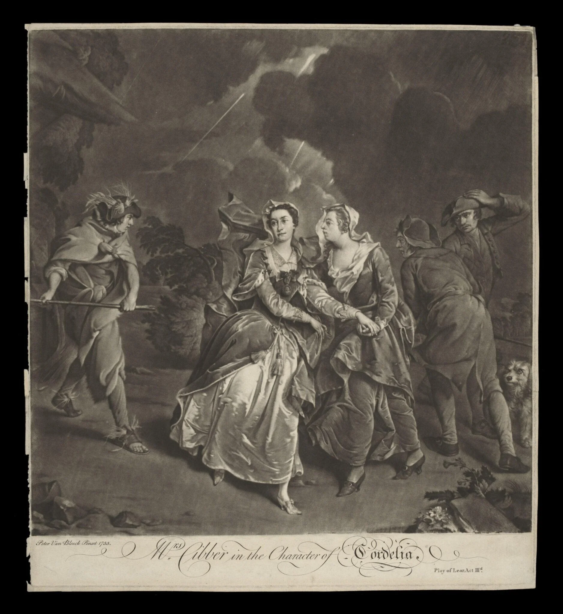 H Beard Print Collection, by Peter Van Bleeck, 1755