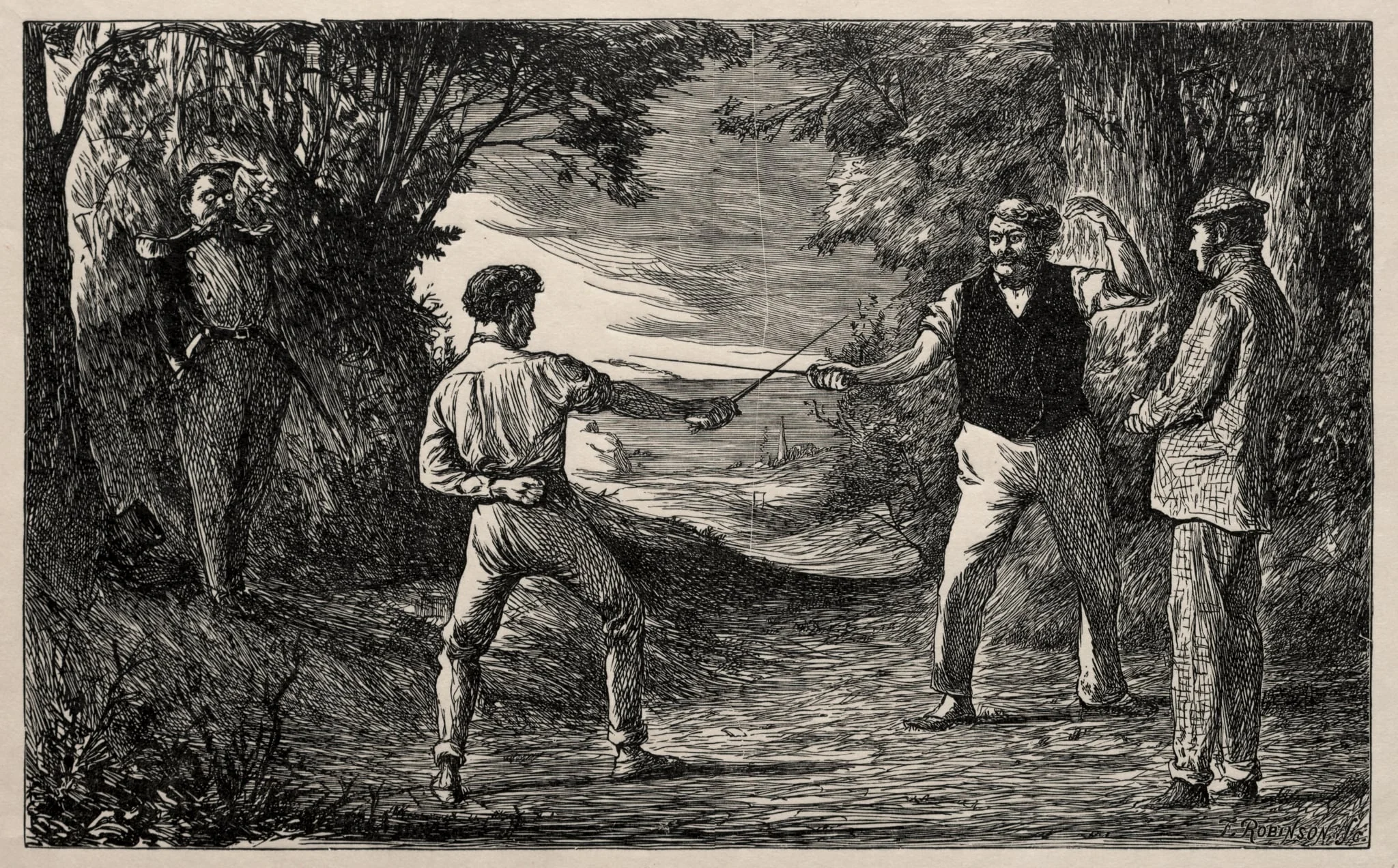 The Ingenuous Wobbler, by George Louis Palmella Busson Du Maurier, 1865